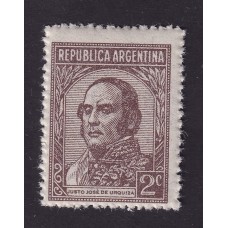 ARGENTINA 1935 GJ 738H ESTAMPILLA NUEVA MINT PAPEL HOLANDES U$ 13